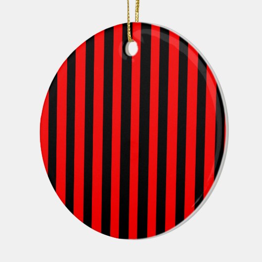 Ruby Black Ceramic Ornament (Links)