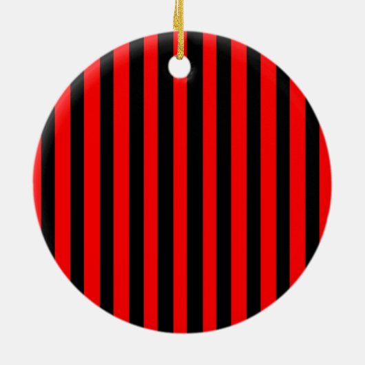 Ruby Black Ceramic Ornament (Achterkant)