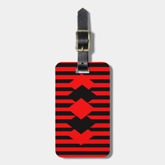Ruby Black - Gepersonaliseerd Bagagelabel (Voorkant verticaal)