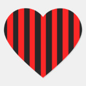 Ruby Black Hart Sticker (Voorkant)
