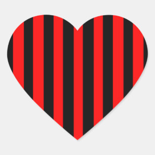 Ruby Black Hart Sticker