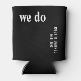 Ruby Black Moderne bruiloft Blikjeskoeler