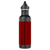 Ruby Black Stainless Steel Water Bottle Waterfles (Rechts)