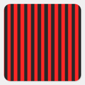 Ruby Black Vierkante Sticker (Voorkant)