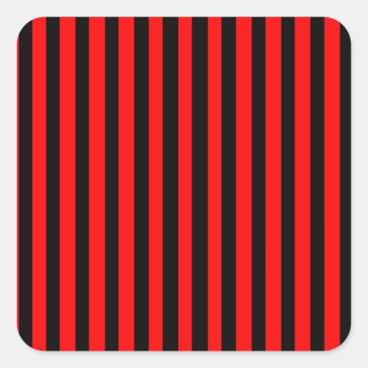 Ruby Black Vierkante Sticker (Voorkant)