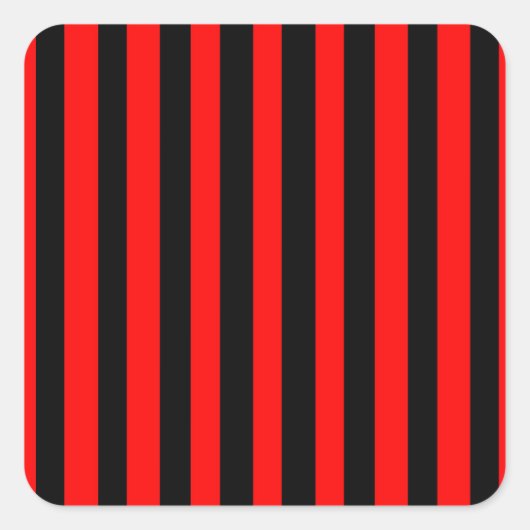 Ruby Black Vierkante Sticker (Voorkant)