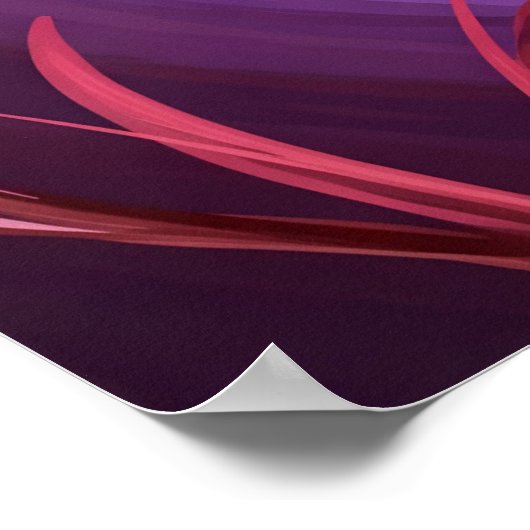 Ruby Bliss over kolibrie-voeding Poster (Hoek)