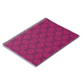 "Ruby bloemen" bloem arabesk patroon Notitieboek (Linkerzijde)