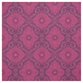 "Ruby bloemen" boheems bloemenarabesque patroon Stof (Swatch)