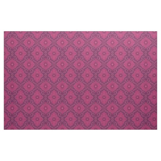 "Ruby bloemen" boheems bloemenarabesque patroon Stof (Fat Quarter)