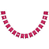 Ruby bruiloft 40e verjaardag aangepaste foto vlaggetjes (Alle)