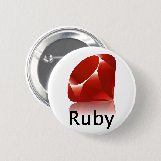 Ruby Button (Voorkant /achterkant)