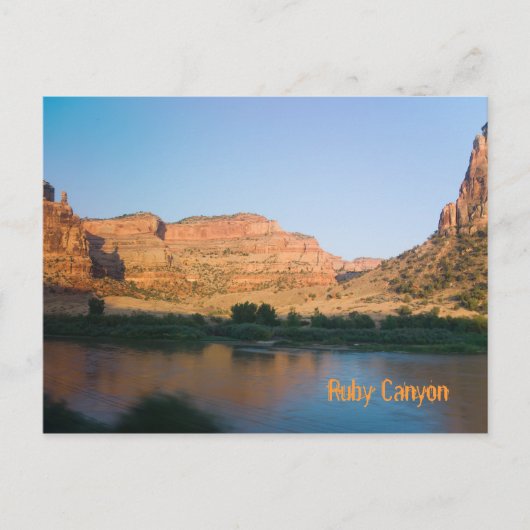 Ruby Canyon nabij Grand Junction, Colorado Briefkaart (Voorkant)