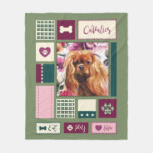 Ruby Cavalier deken | medium | groene roze