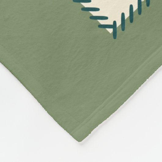 Ruby Cavalier deken | medium | groene roze (Hoek)