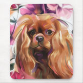 Ruby Cavalier Dog Art Muismat (Voorkant)