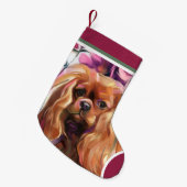 Ruby Cavalier kerstversier | Voorraden Kleine Kerstsok (Voorkant (Hangend))