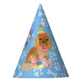 Ruby Cavalier King Charles Spaniel Birthday  Feesthoedjes (Voorkant)