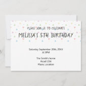 Ruby Cavalier King Charles Spaniel Dog - Birthday Kaart (Achterkant)