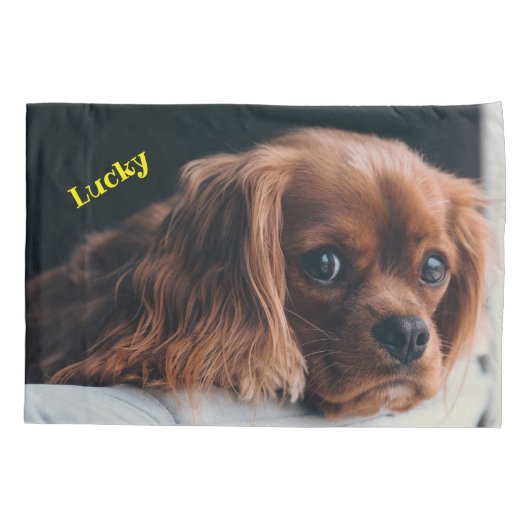 Ruby Cavalier King Charles Spaniel Dog Kussensloop (Achterkant)