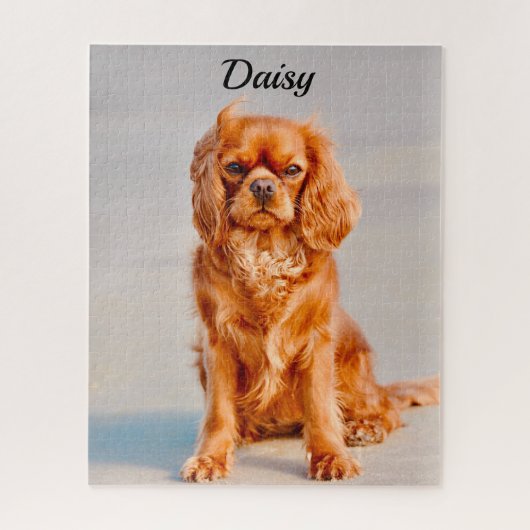 Ruby Cavalier King Charles Spaniel Dog Legpuzzel (Verticaal)