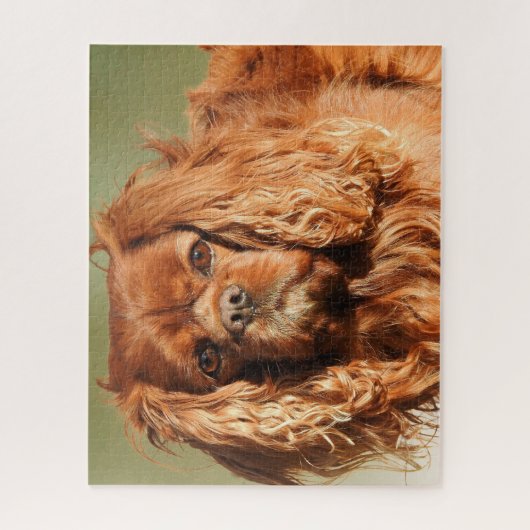 Ruby Cavalier King Charles Spaniel Dog Legpuzzel (Verticaal)