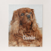Ruby Cavalier King Charles Spaniel Dog Legpuzzel (Verticaal)