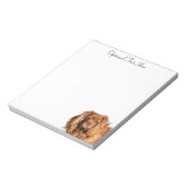 Ruby Cavalier King Charles Spaniel Dog Notitieblok (Linkerzijde)