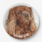 Ruby Cavalier King Charles Spaniel Dog Papieren Bordje (Voorkant)