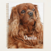 Ruby Cavalier King Charles Spaniel Dog Planner (Voorkant)
