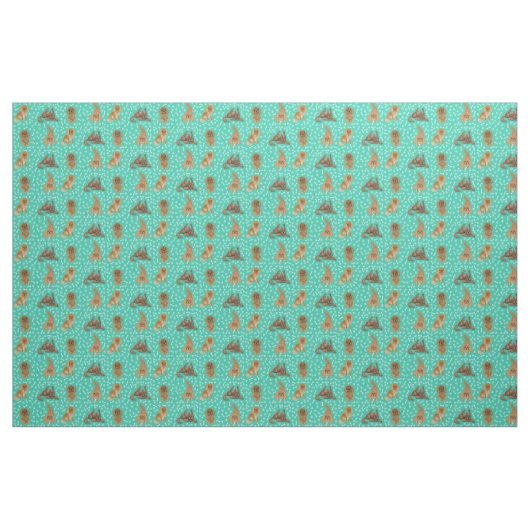 Ruby Cavalier King Charles Spaniel Fabric Stof (Yard (91,4 cm))