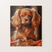 Ruby Cavalier King Charles Spaniel Legpuzzel (Verticaal)