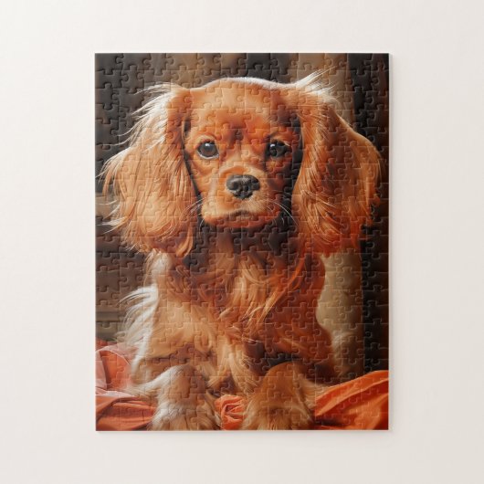 Ruby Cavalier King Charles Spaniel Legpuzzel (Verticaal)