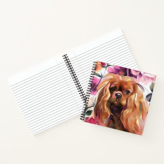 Ruby Cavalier king charles spaniel Notebook Notitieboek (Binnen)