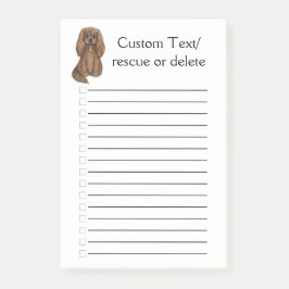 Ruby Cavalier King Charles Spaniel  Post-it® Notes