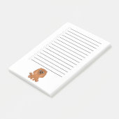 Ruby Cavalier King Charles Spaniel Post-it® Notes (Schuin)