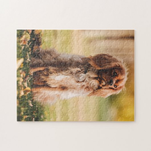 Ruby Cavalier King Charles Spaniel Puppy Dog Legpuzzel (Horizontaal)