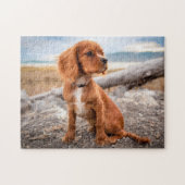 Ruby Cavalier King Charles Spaniel Puppy Dog Legpuzzel (Horizontaal)