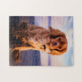 Ruby Cavalier King Charles Spaniel Puppy Dog Legpuzzel (Horizontaal)