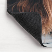 Ruby Cavalier King Charles Spaniel Puppy Dog Muismat (Hoek)