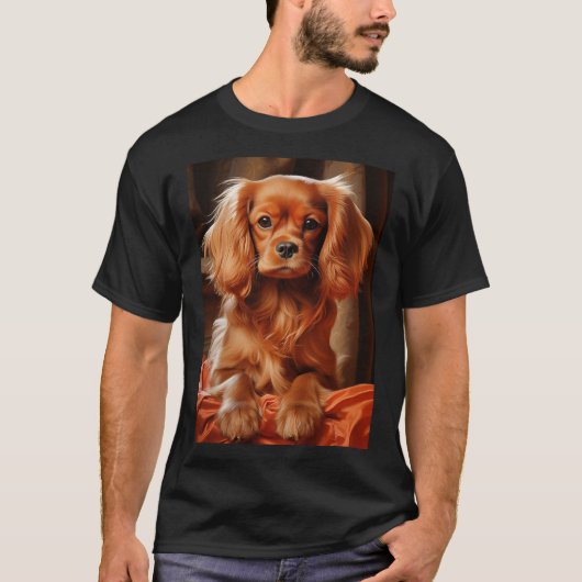 Ruby Cavalier King Charles Spaniel T-shirt (Voorkant)