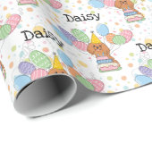 Ruby Cavalier King Charles Spaniel Verjaardag Cadeaupapier (Rol Hoek)