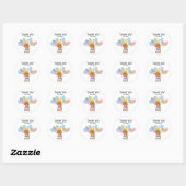 Ruby Cavalier King Charles Spaniel Verjaardag Ronde Sticker (Vel)