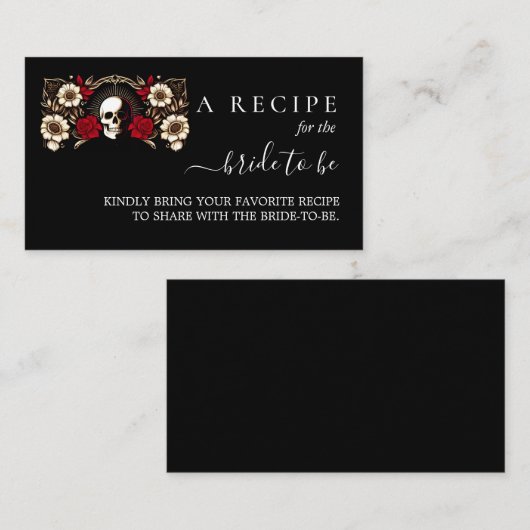 Ruby Claret Wit Hart Rood Zwart Vrijgezellenfeest Informatiekaartje (Voorkant / Achterkant)