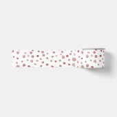 Ruby Confetti Watercolor Stippen Lint (Voorkant)