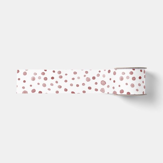 Ruby Confetti Watercolor Stippen Lint (Voorkant)
