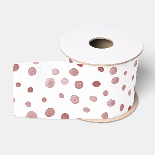 Ruby Confetti Watercolor Stippen Lint (Spoel)