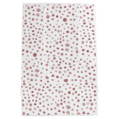 Ruby Confetti Waterverf Stippen Gift Bag Medium Cadeauzakje (Achterkant)