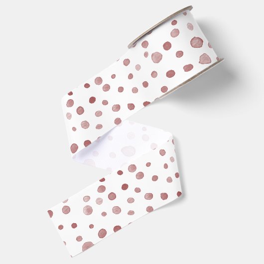 Ruby Confetti Waterverf Stippen lint (Achterkant)