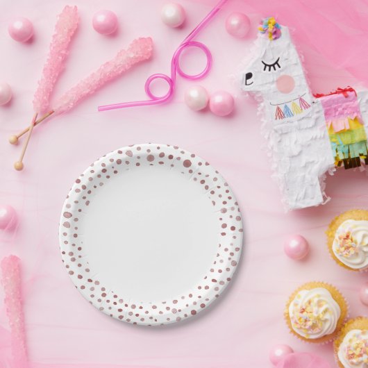 Ruby Confetti Waterverf Stippen Papier Bord (Feest)